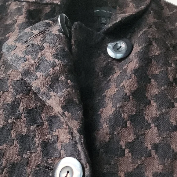 Mango Patterned Cropped Jacket - Picture 4 of 8